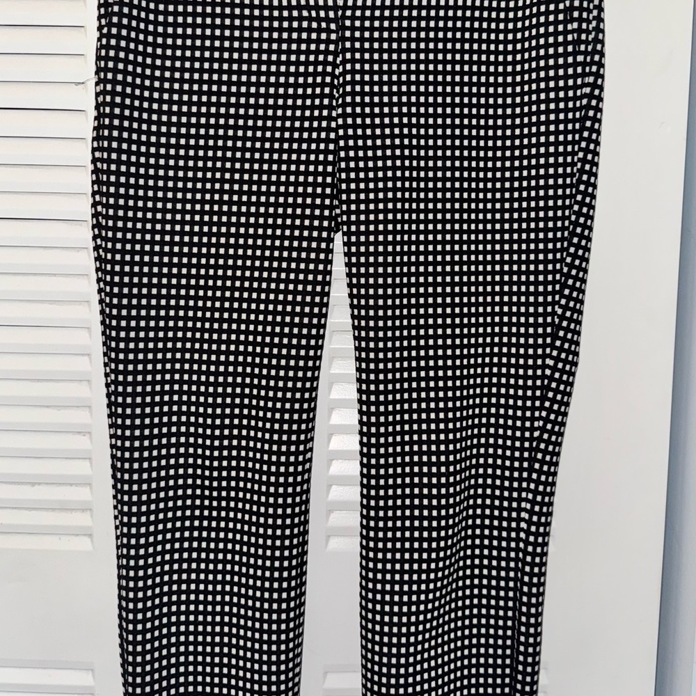 Express Monochrome Geometric Pants